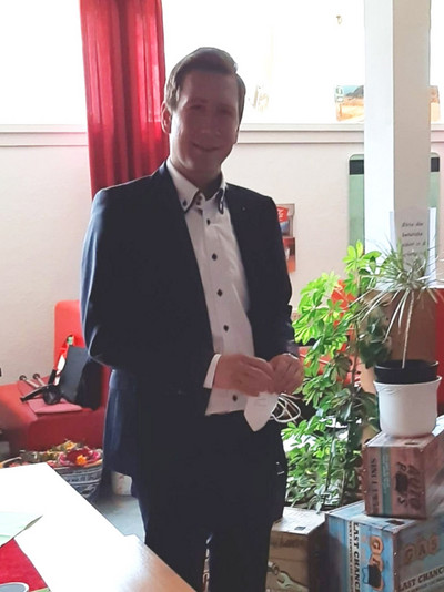 Der Halberstädter Oberbürgermeister Daniel Szarata