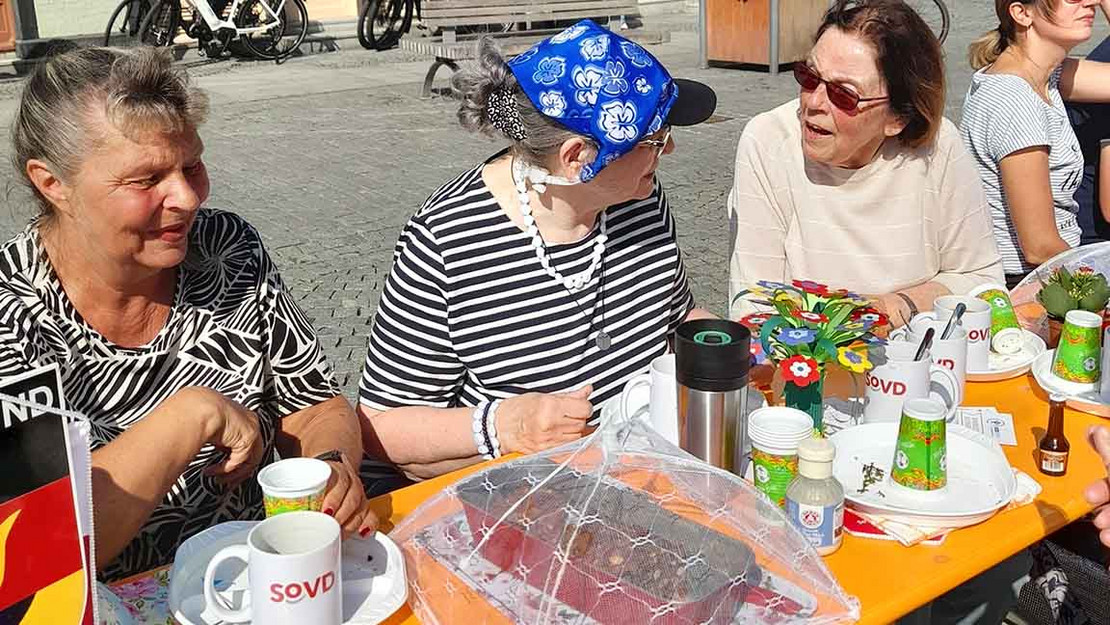 Monika Stagge, Monika Weikert und Renate Harz