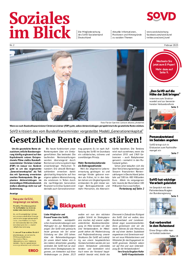SoVD-Zeitung 02/2023 (Mitteldeutschland, Mecklenburg-Vorpommern)