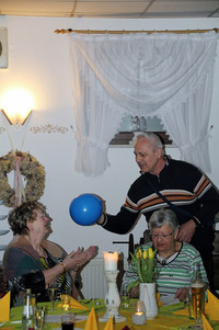 Gert Wegner und die Jubilarin