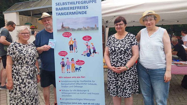 Mitglieder der SHG „Barrierefreies Tangermünde“