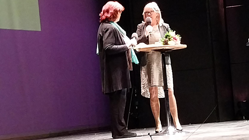 Heike Ponitka, Gleichstellungsbeauftragte der Landeshauptstadt Magdeburg und die Oberbürgermeisterin der Stadt Simone Boris